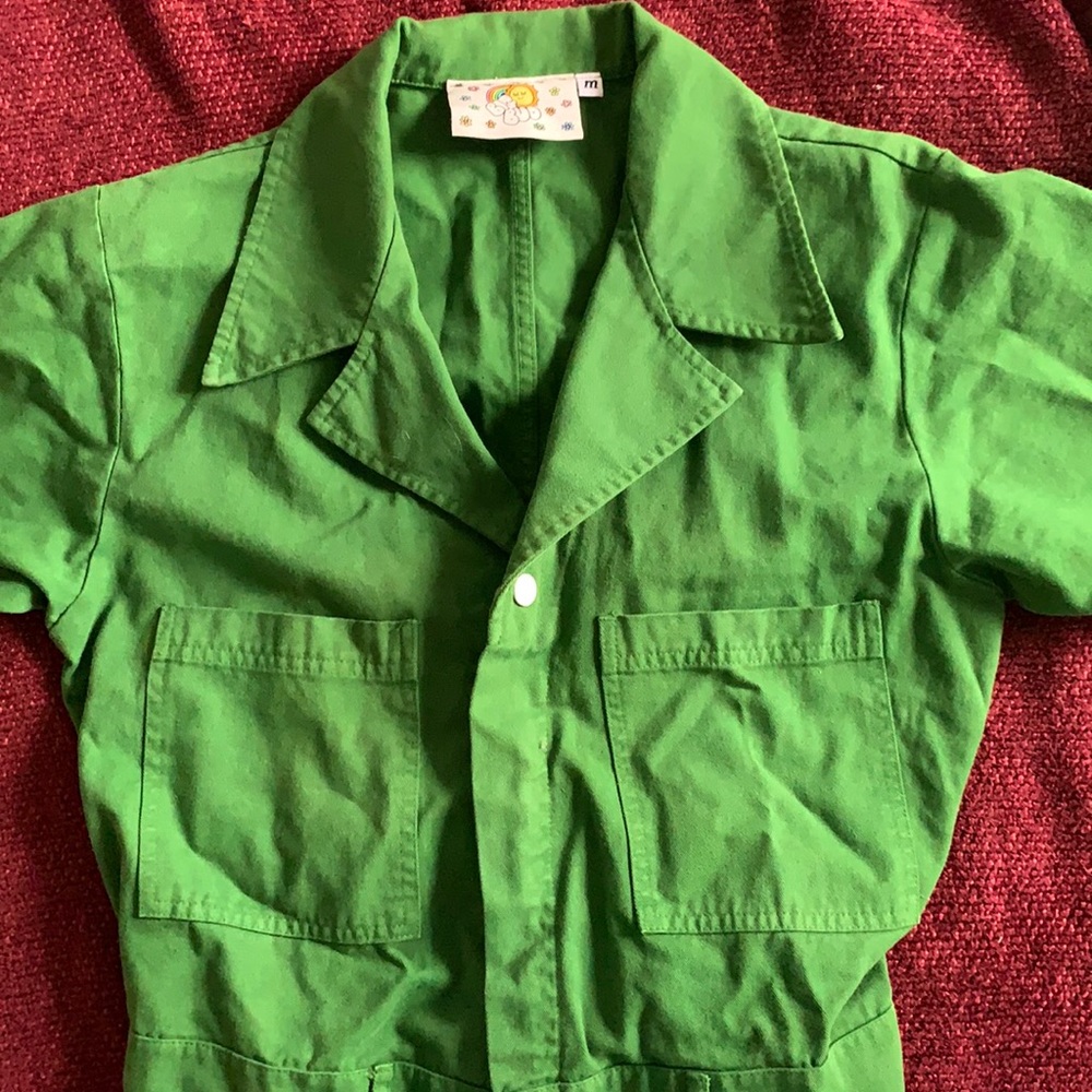 Big Bud Press Green Short Sleeve Jumpsuit